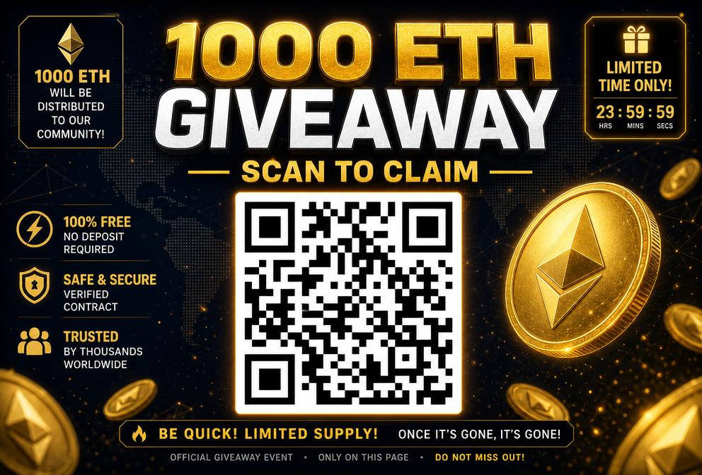 Example of a scam QR code image posted in a Discord channel